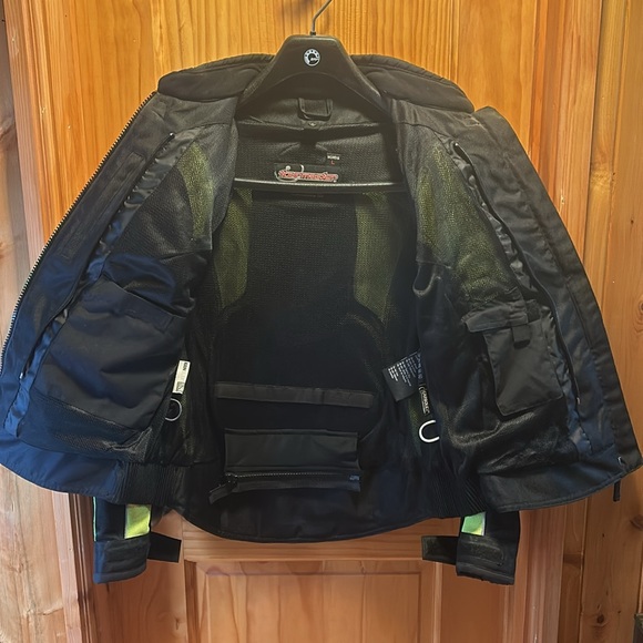 TOURMASTER “Intake Air 4” Textile Hi-Viz Women’s Motorcycle Jacket - Picture 3 of 16